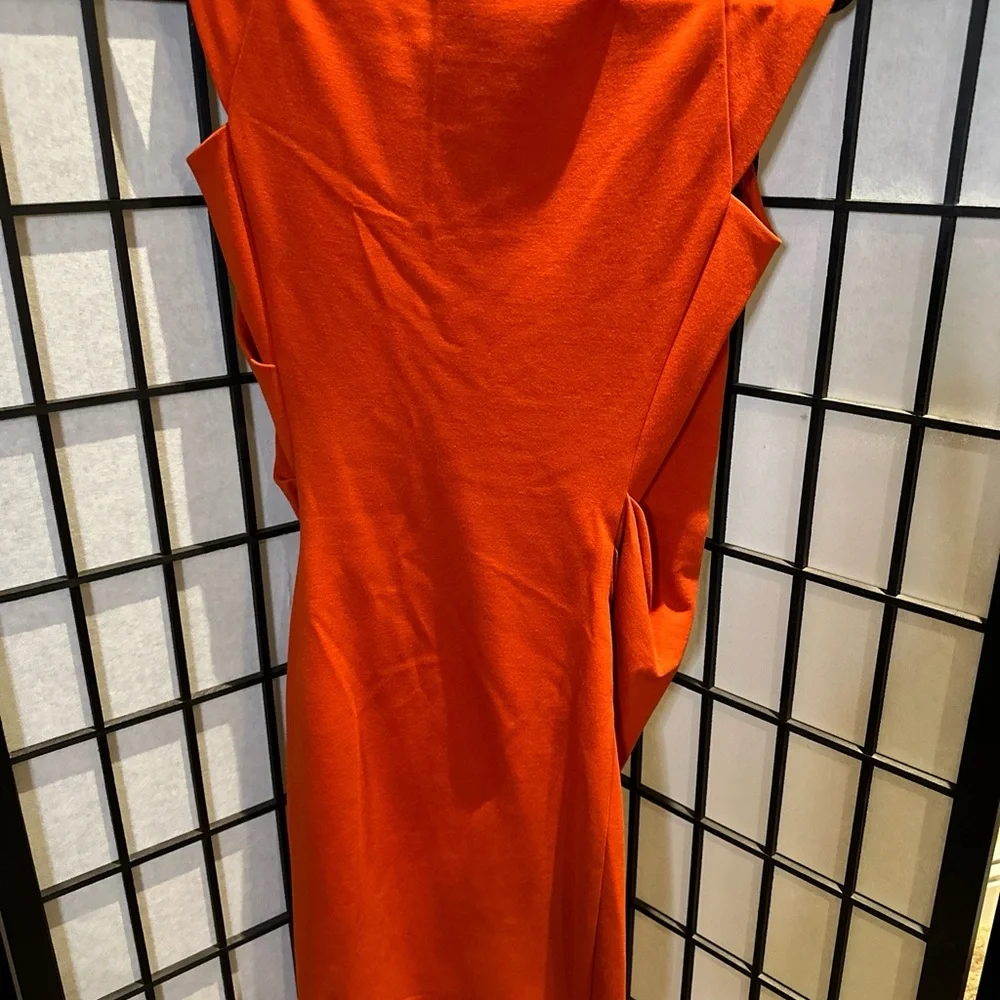 Diane Von Furstenberg Gavin Knit Suiting Burnt Orange - Picture 4 of 4